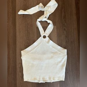 Sweater halter top